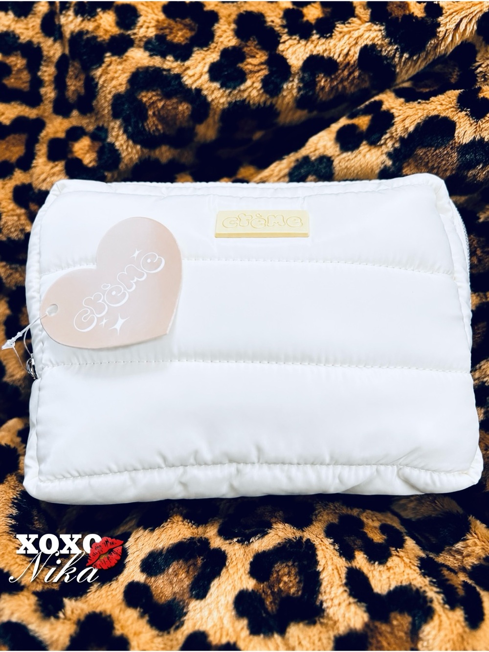 The Crème Shop Puffer Cosmetic Bag